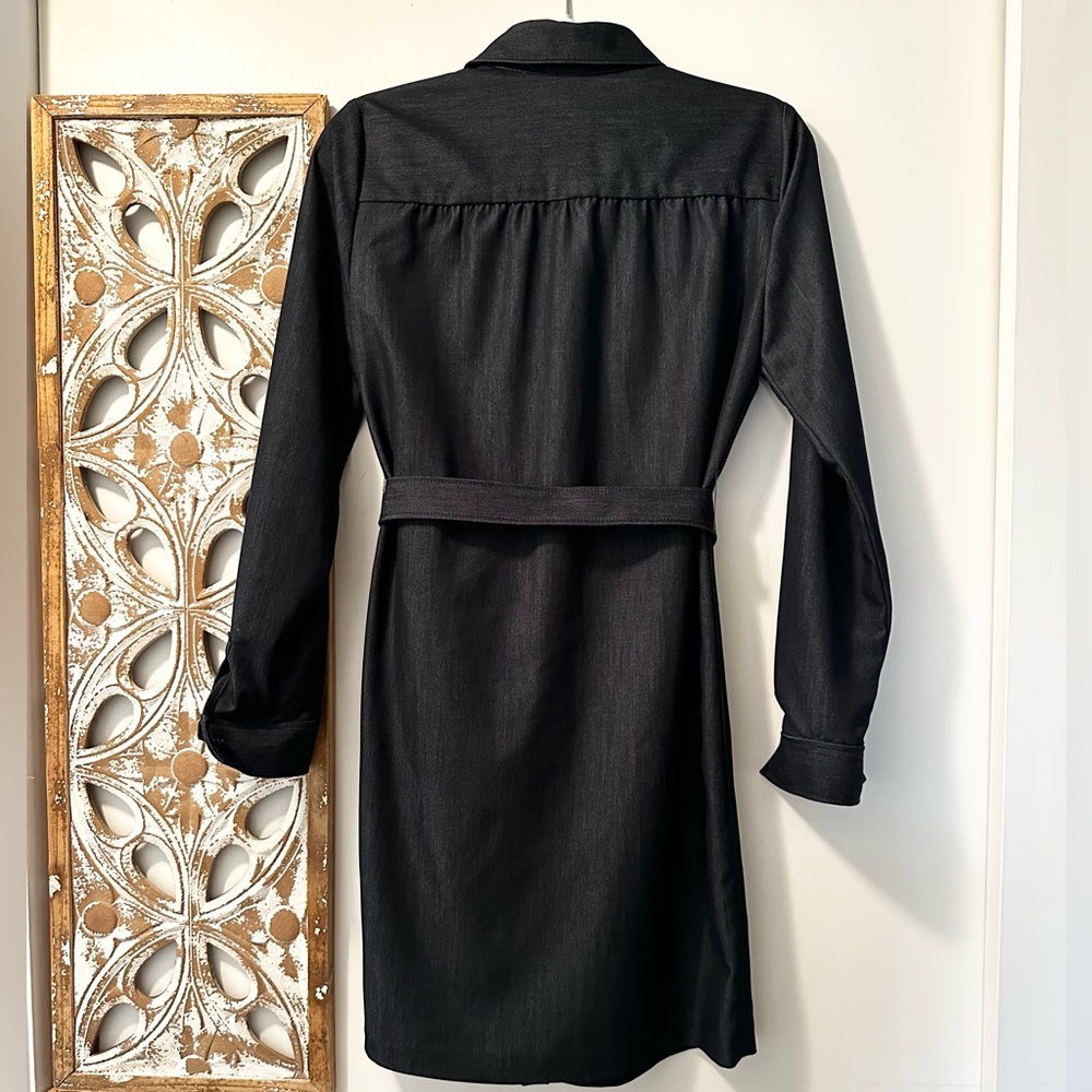 Tahari Dark wash Denim Dress - Picture 10 of 13